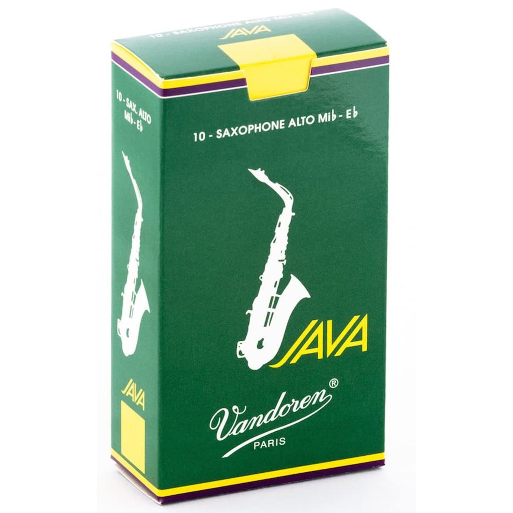 Vandoren Alto Sax Java Reeds Strength 1.5, Box of 10