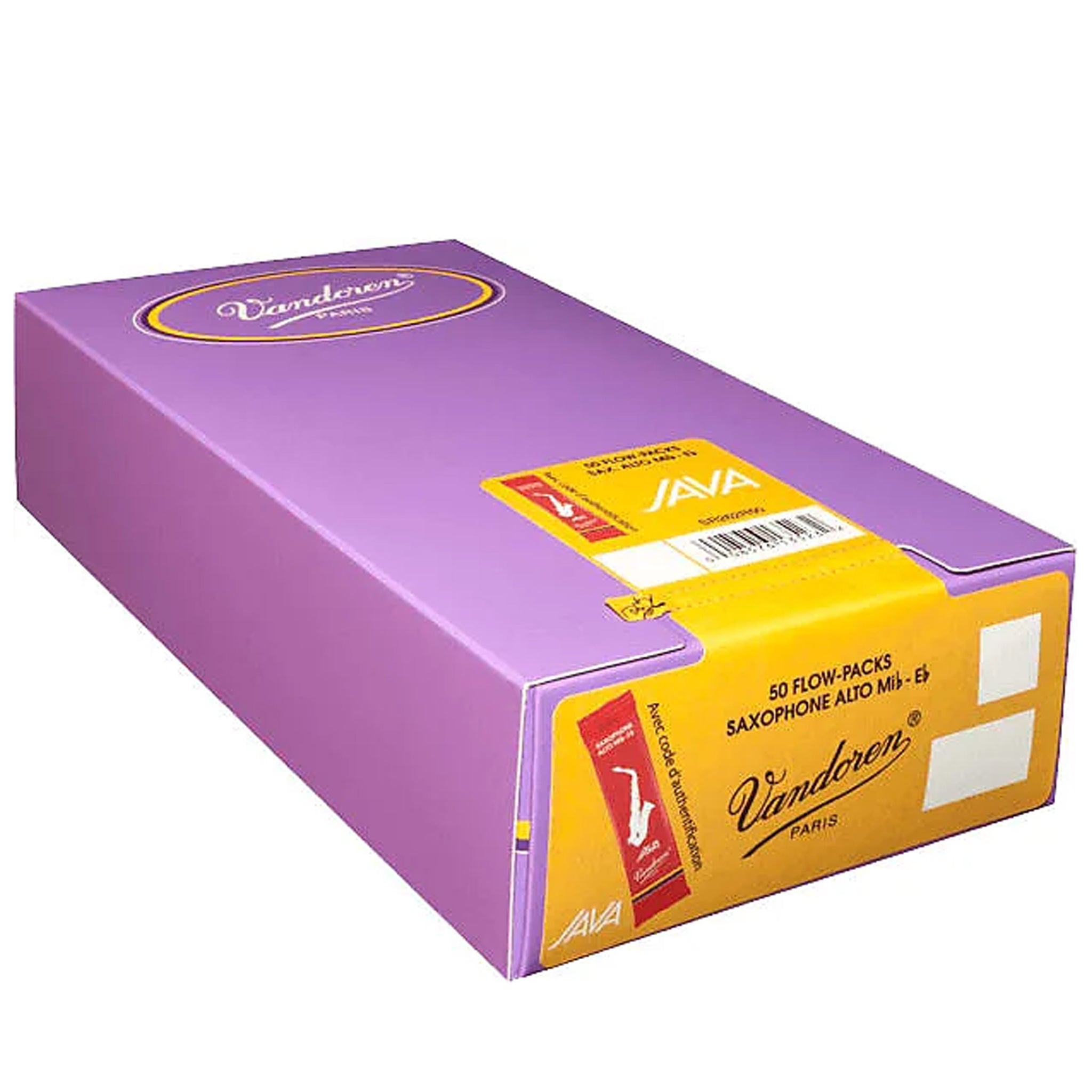 Vandoren Alto Sax Java Red Reeds Strength 3, Box of 50