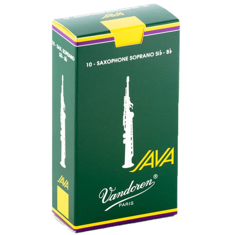 Vandoren Soprano Sax Java Reeds Strength 3.5, Box of 10