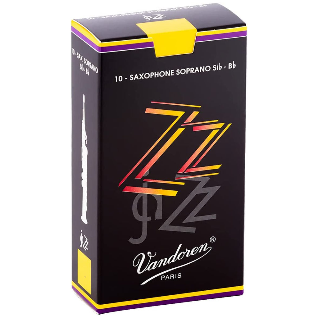 Vandoren Soprano Sax ZZ Reeds Strength 3, Box of 10
