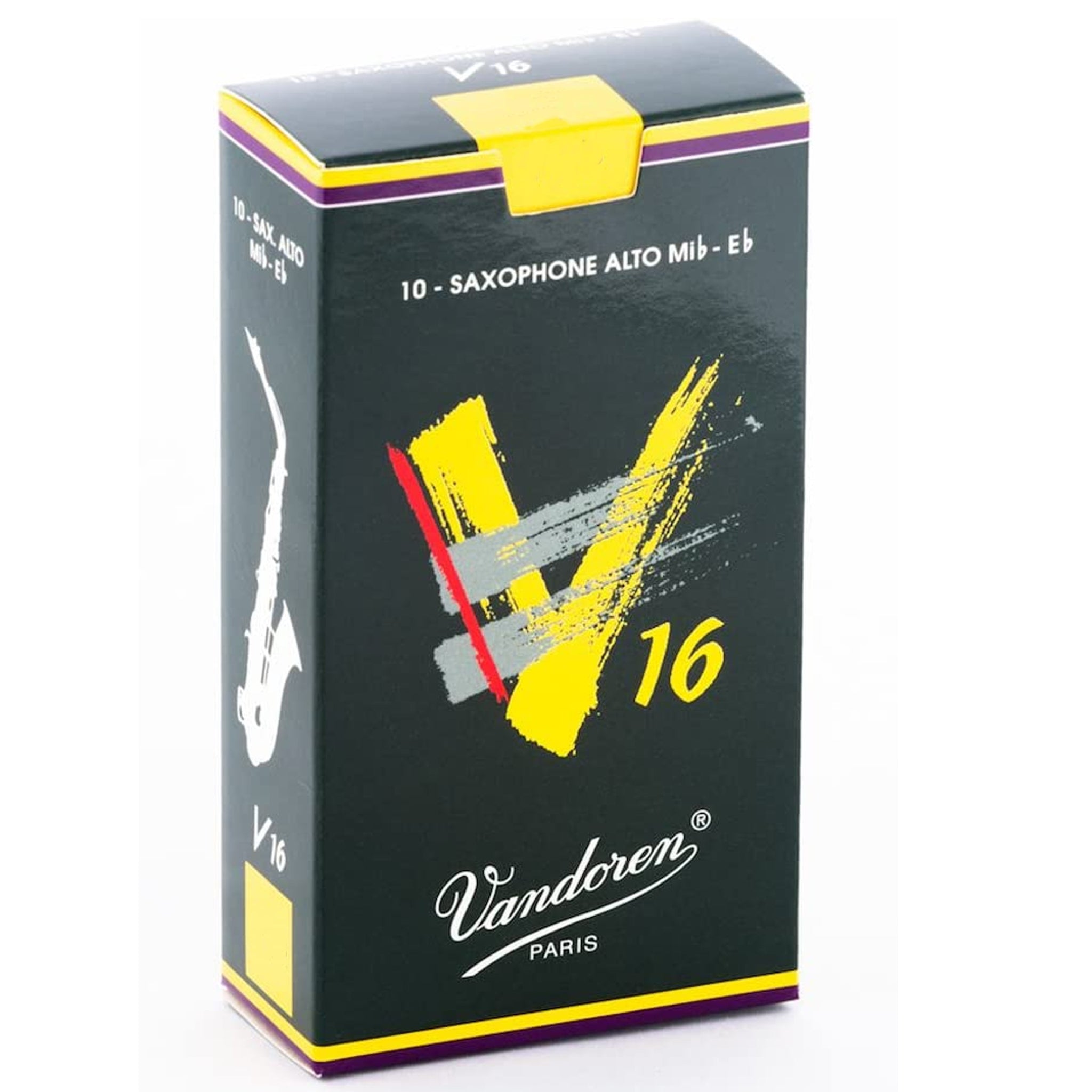 Vandoren Alto Sax V16 Reeds Strength 1.5, Box of 10