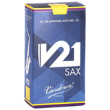 Vandoren Alto Sax V21 Reeds Strength 3.5, Box of 10