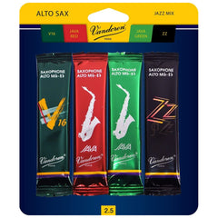 Vandoren Alto Sax Jazz Reed Mix includes 1 ZZ, V16, Java & Java Red Strength #3