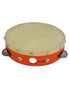 D'Luca Kids 7 Inch Orange Tambourine with Head