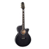 Takamine TSP158C SBL Thinline Acoustic Elerctic Guitar With Case, Black Gloss