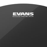 Evans MX Black Marching Tenor Drum Head, 8 Inch