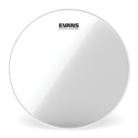 Evans G12 Clear Tom Drum Head, 10 Inch