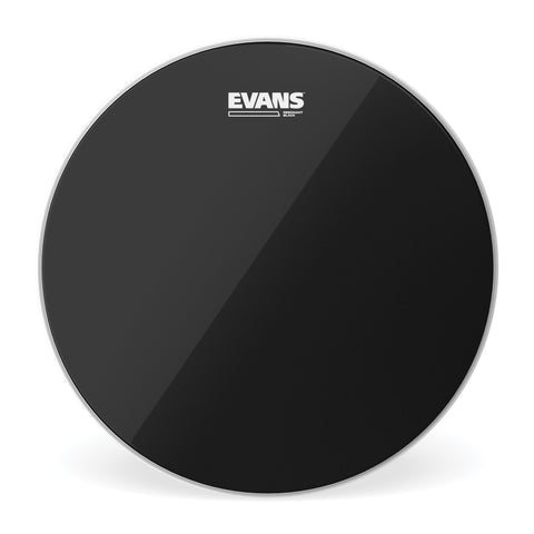 Evans Resonant Black Tom Drum Head, 12 Inch