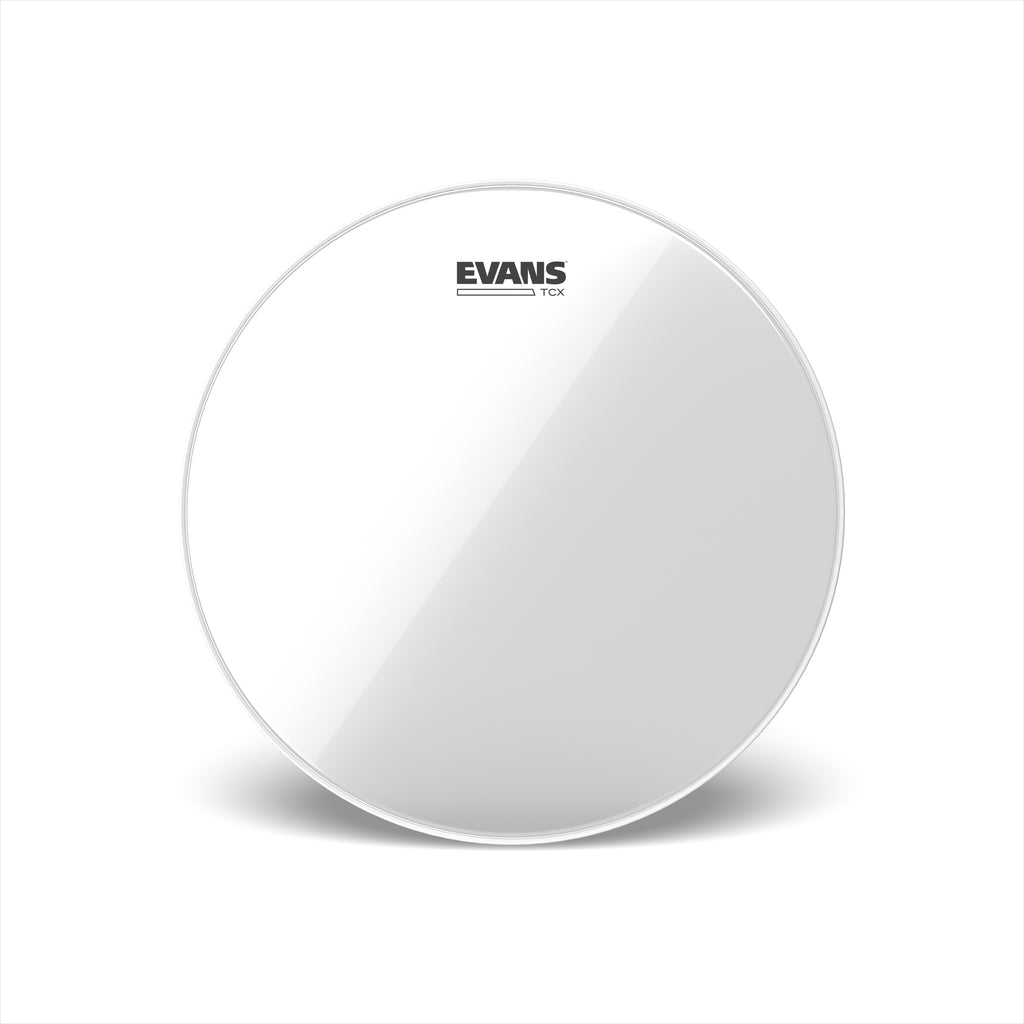 Evans TCX Clear Marching Tenor Drum Head, 12 inch