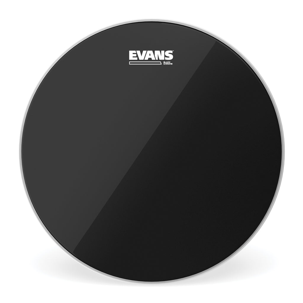 Evans Black Chrome Tom Drum Head, 15 Inch