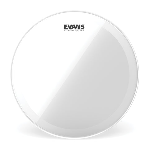 Evans EQ4 Clear Tom Hoop Drum Head, 16 Inch