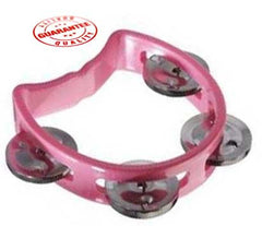 D'Luca 4 Inches Child's Tambourine Pink