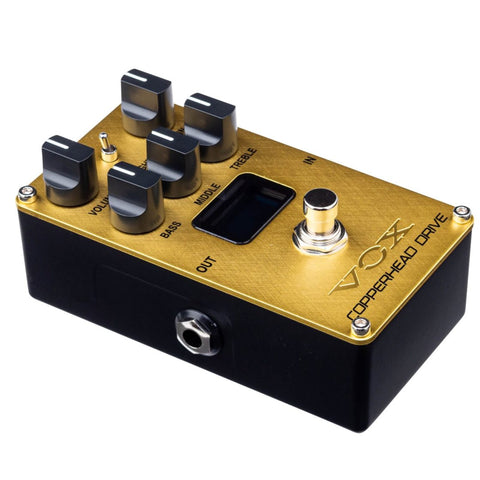 Vox Copperhead Drive Valve Distortion Pedal Copper