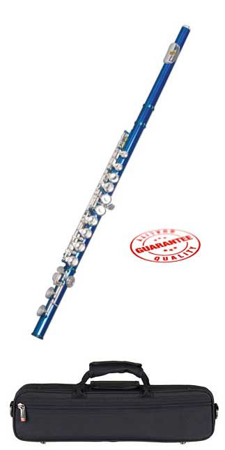 thumbnail image 2 of Vangoa Closed Hole C Flute For Beginners - 16 Key Nickel Plated Flute With Case Stand And Cleaning Kit Pink 2 of 9