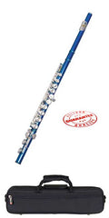 Hawk Color Closed Hole C Flute Blue with Case