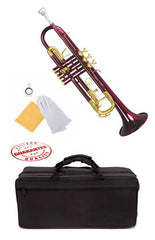 Hawk Lacquer Color Bb Trumpet Purple with Case and Mouthpiece