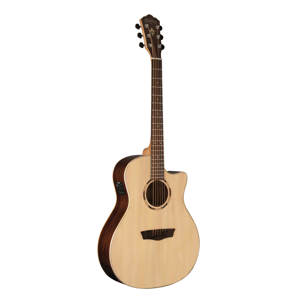 Washburn Woodline Orchestra Acoustic Electric Guitar Natural