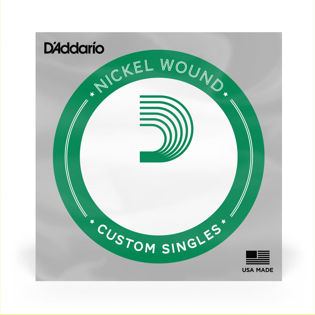 D'Addario XLB130 Nickel Wound Bass Guitar Single String, Medium Scale, .130