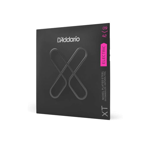 D'Addario XTE0942 XT Nickel Plated Steel Electric Guitar Strings, Super Light
