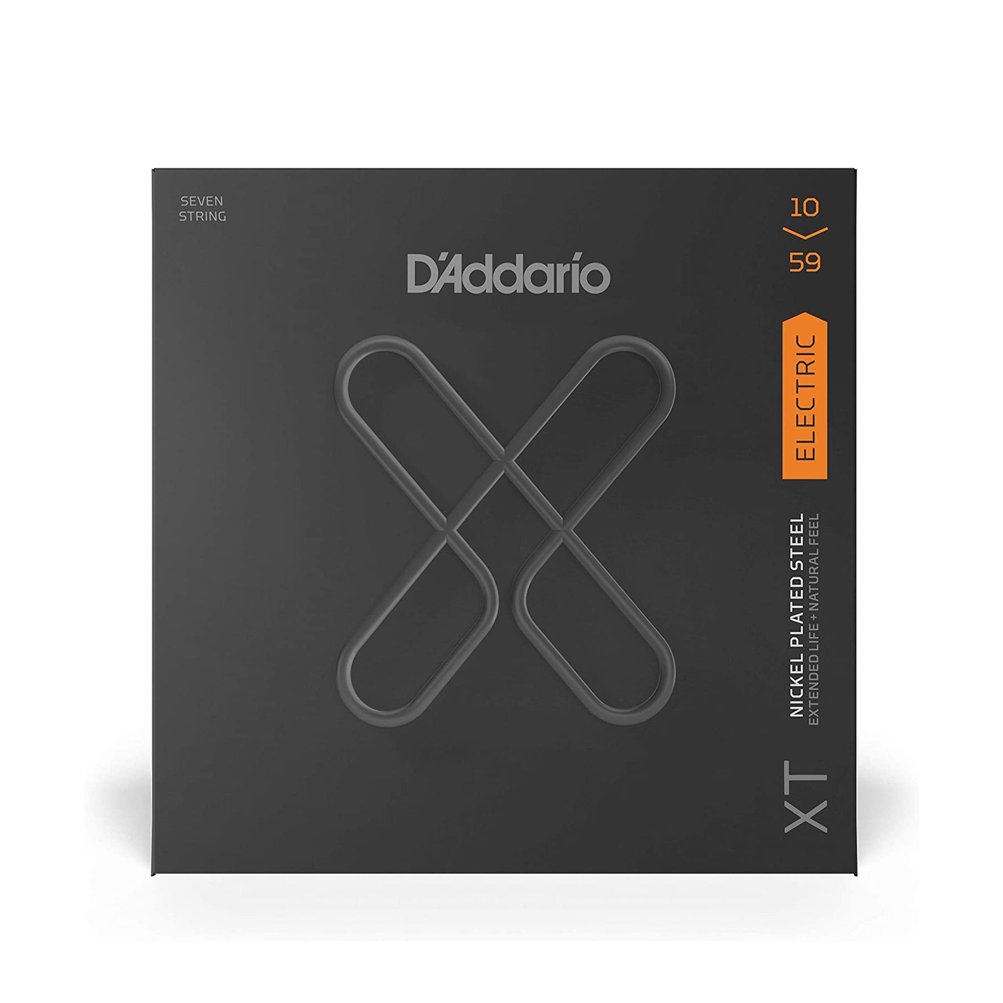 D'Addario XT Electric Nickel Plated Steel, Regular Light, 7-String 10-59