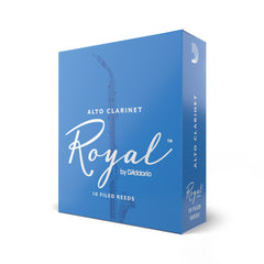 Royal by D'Addario Alto Clarinet Reeds, Strength 2.5, 10 Pack