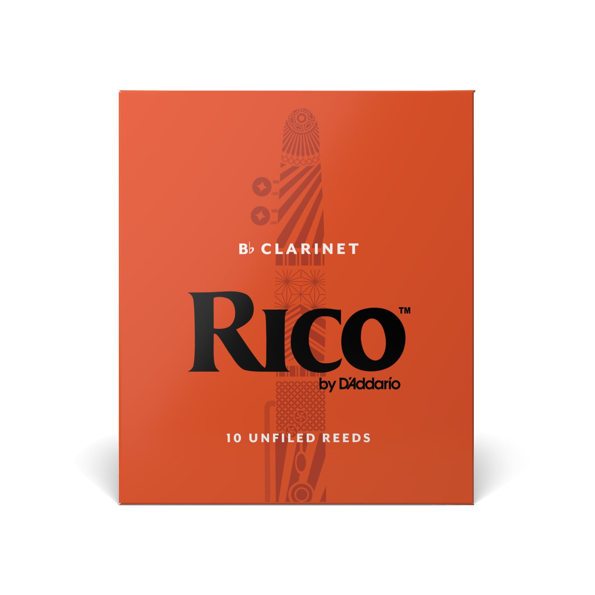 Rico by D'Addario Bb Clarinet Reeds, Strength 4, 10-pack