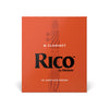 Rico by D'Addario Bb Clarinet Reeds, Strength 4, 10-pack