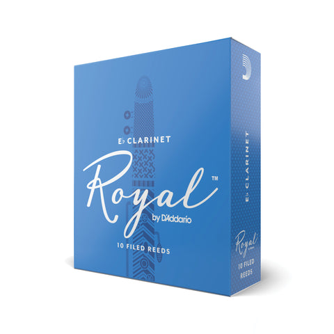 Royal by D'Addario Eb Clarinet Reeds, Strength 2.5, 10-pack