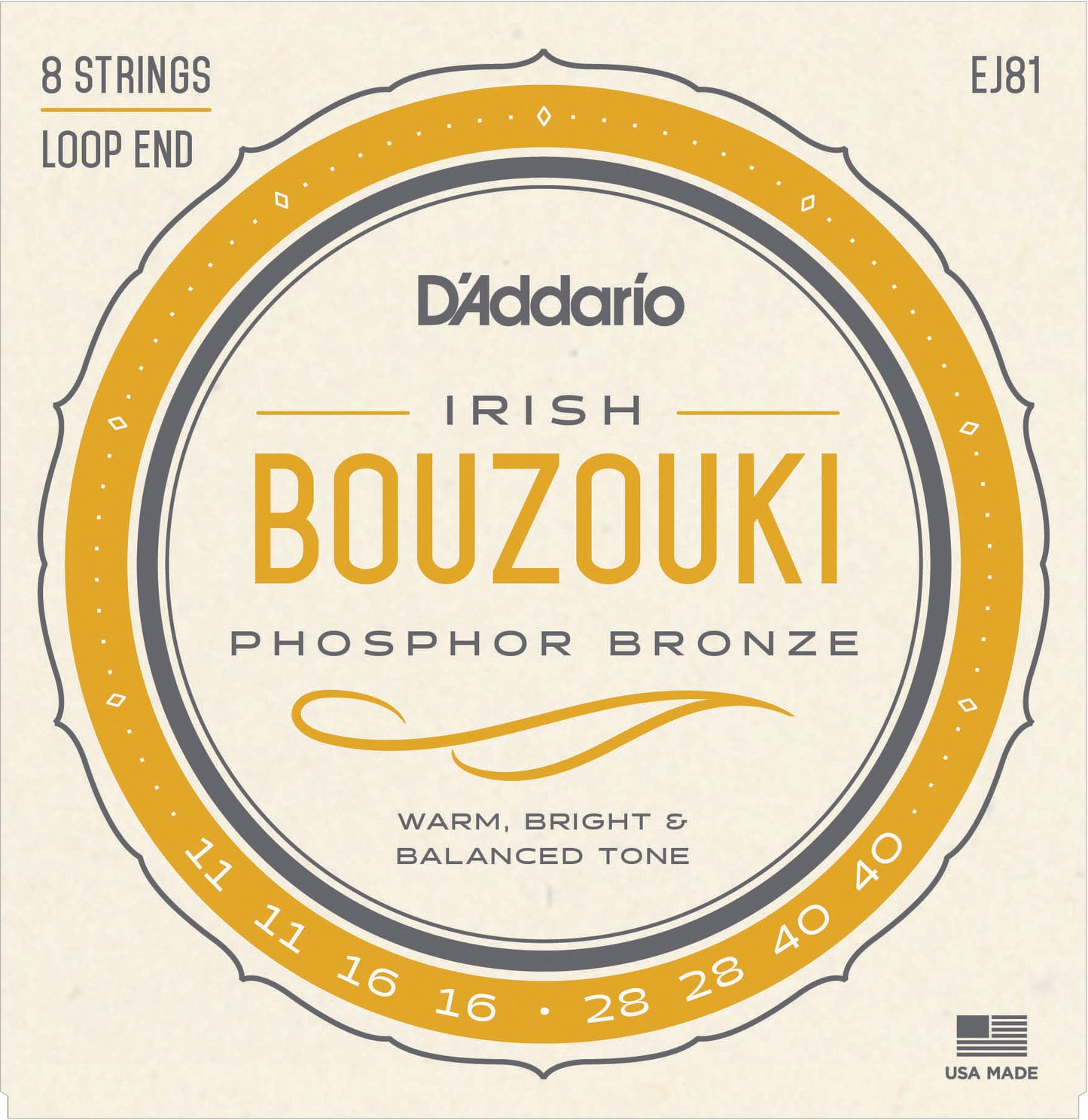 D'Addario EJ81 Irish Bouzouki Strings