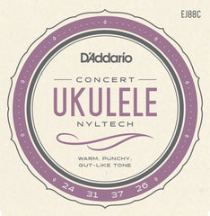 D'Addario EJ88C Nyltech Ukulele Strings, Concert