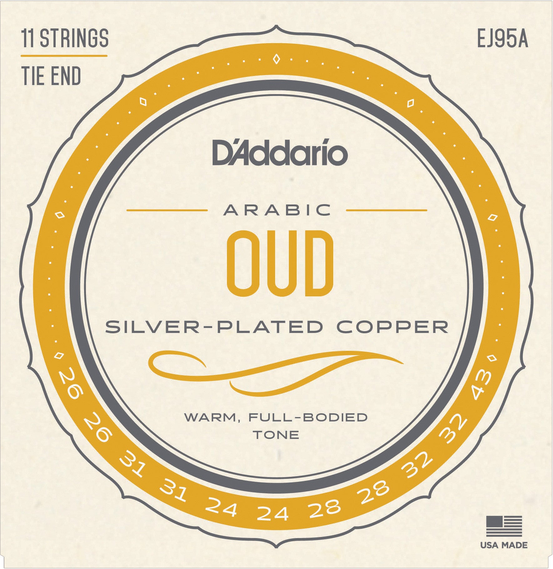 D'Addario EJ95A  Arabic Oud Strings