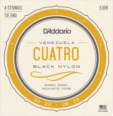 D'Addario EJ98 Cuatro-Venezuela Strings