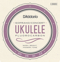 D'Addario EJ99SC Pro-Arté Carbon Ukulele Strings, Soprano / Concert