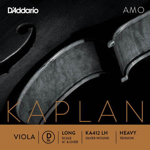 D'Addario Kaplan Amo Viola D String, Long Scale, Heavy Tension