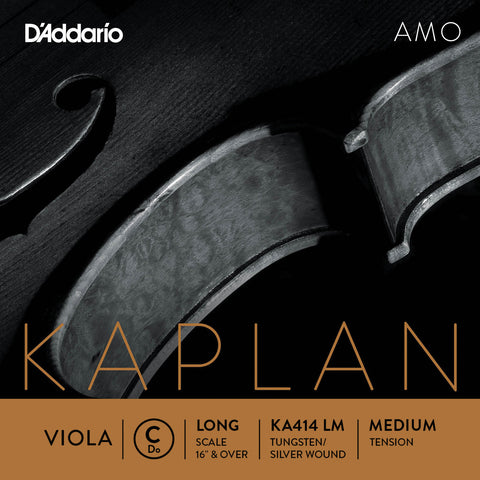 D'Addario Kaplan Amo Viola C String, Long Scale, Medium Tension