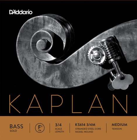 D'Addario Kaplan Solo Double Bass F# String, 3/4 Scale, Medium Tension