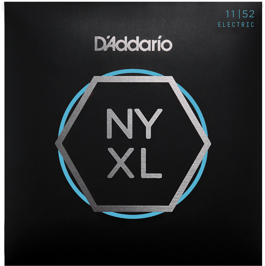 D'Addario NYXL1152 Nickel Wound Electric Guitar Strings, Medium Top / Heavy Bottom, 11-52