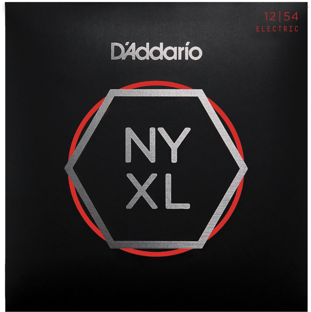 D'Addario NYXL1254 Nickel Wound Electric Guitar Strings, Heavy, 12-54