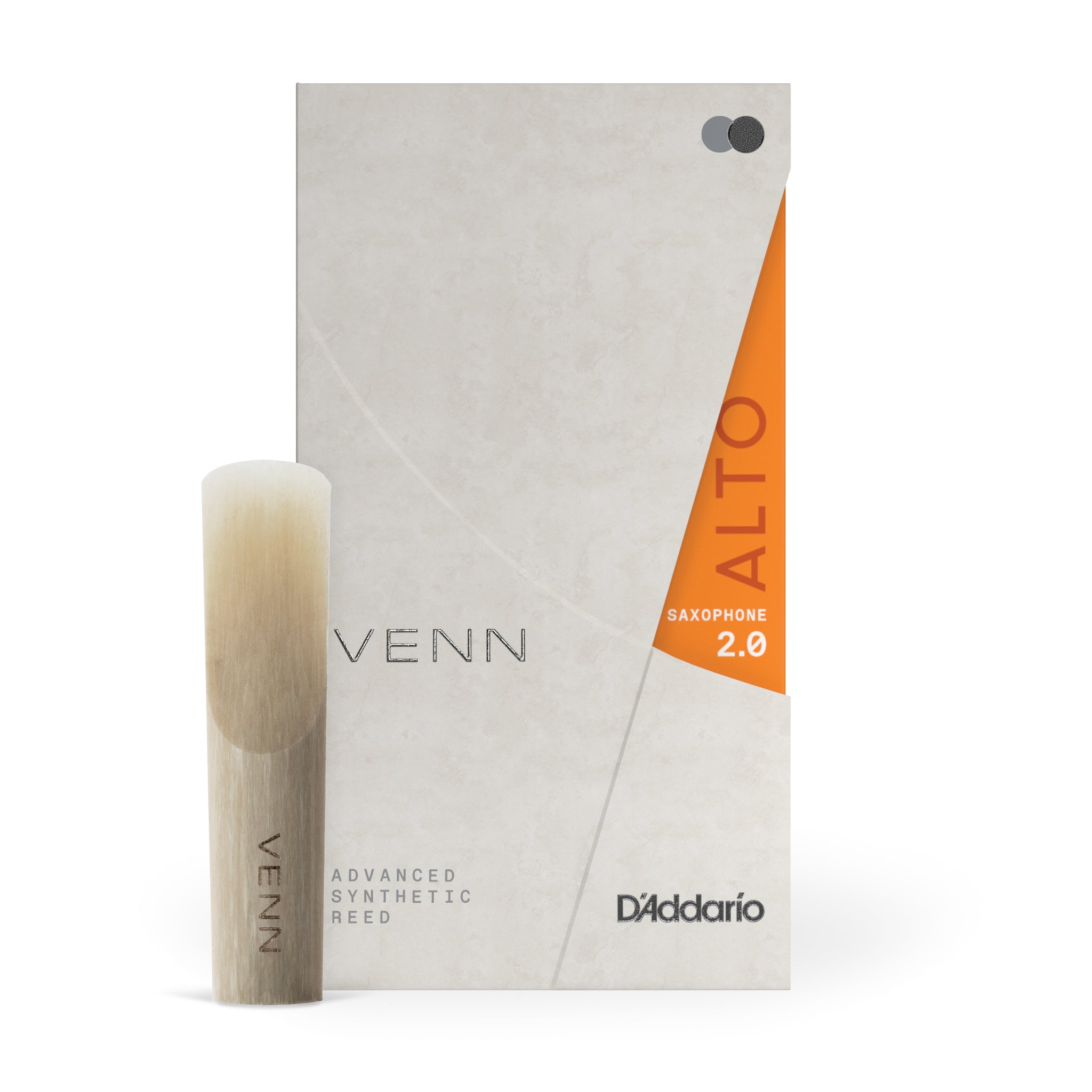 D'Addario VENN Alto Saxophone Reed, G2, Strength 2.0, 1-Pack