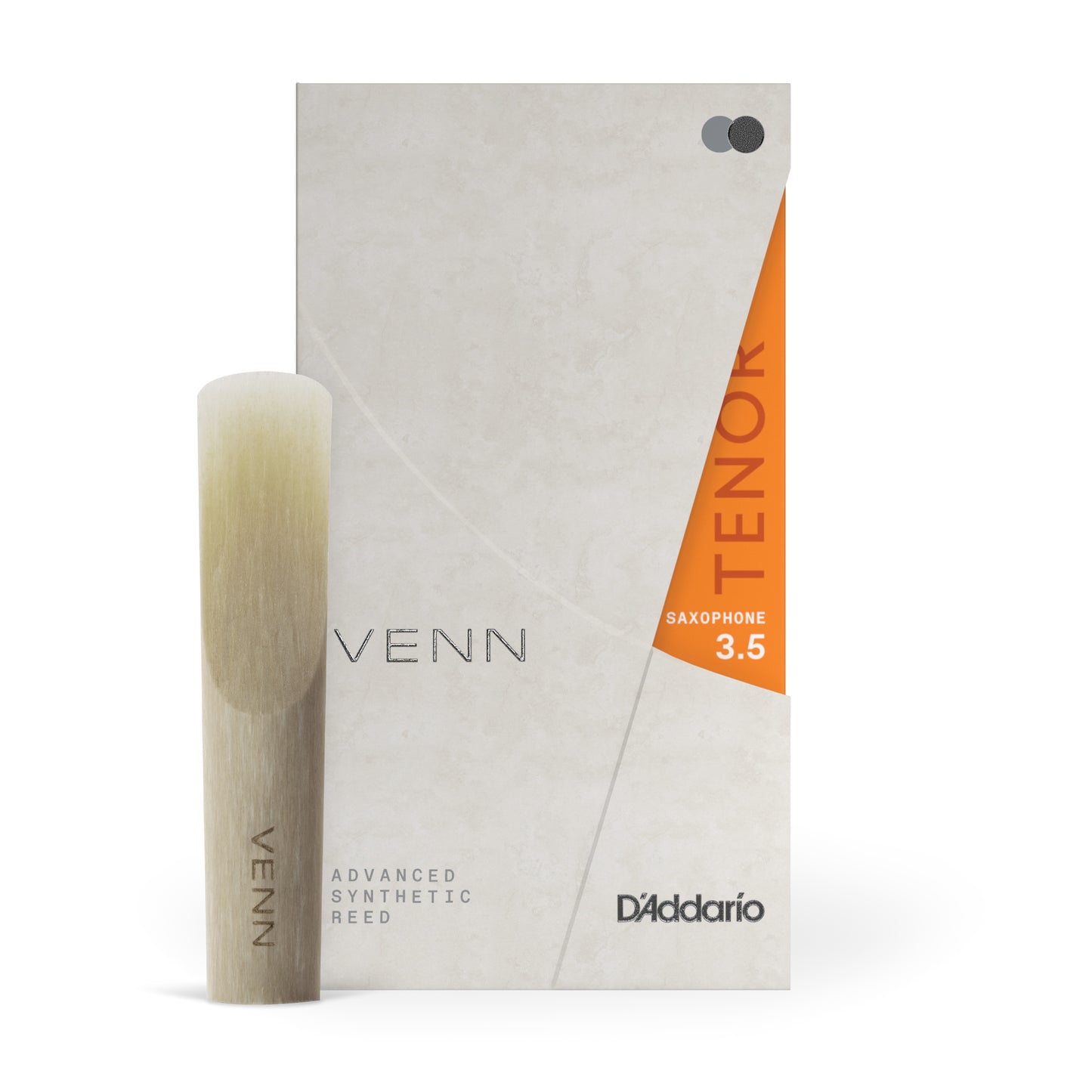 D'Addario VENN Tenor Saxophone Reed, G2, Strength 3.5, 1-Pack