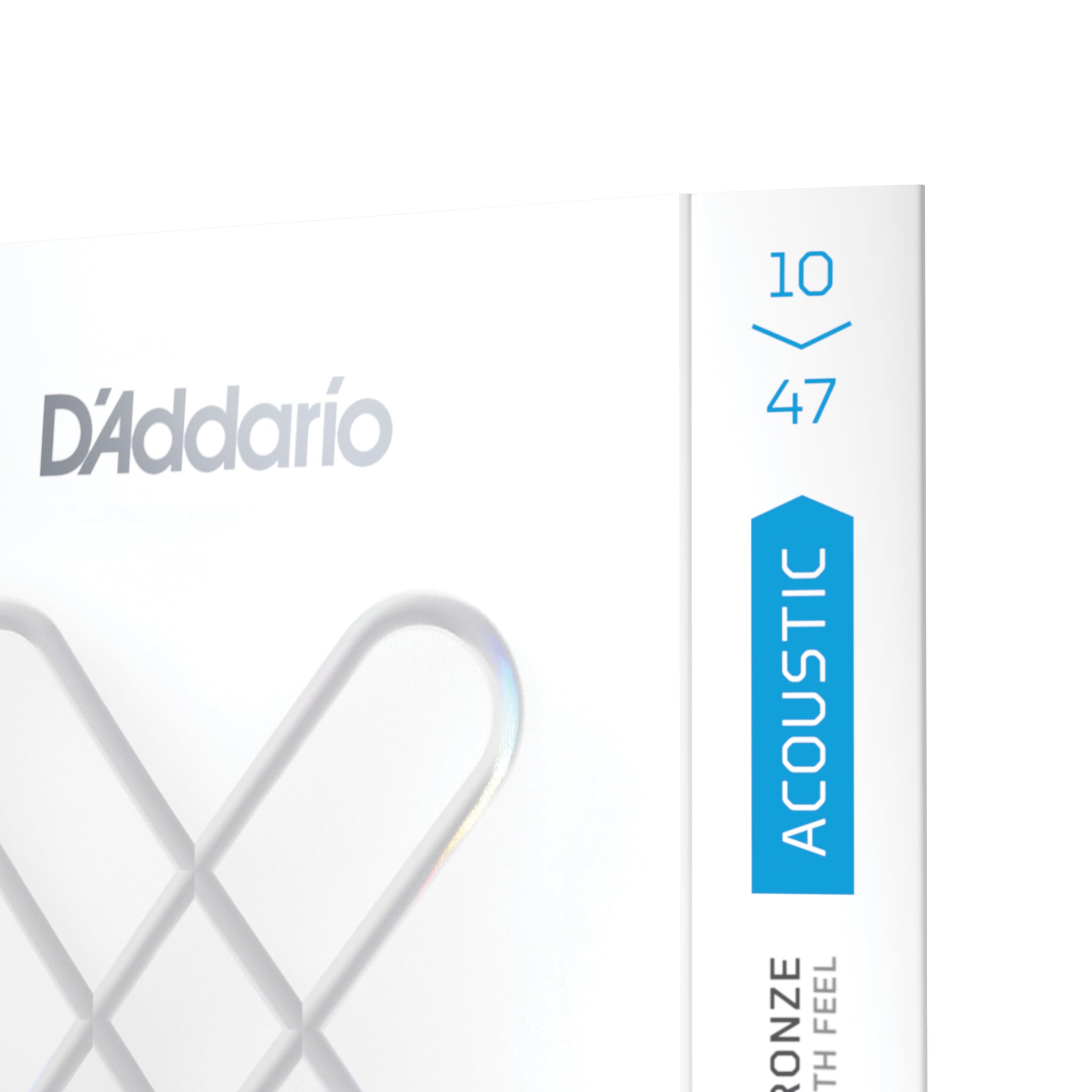 D'Addario 10-47 Light 12-String, XS 80/20 Bronze Coated Acoustic Guitar Strings