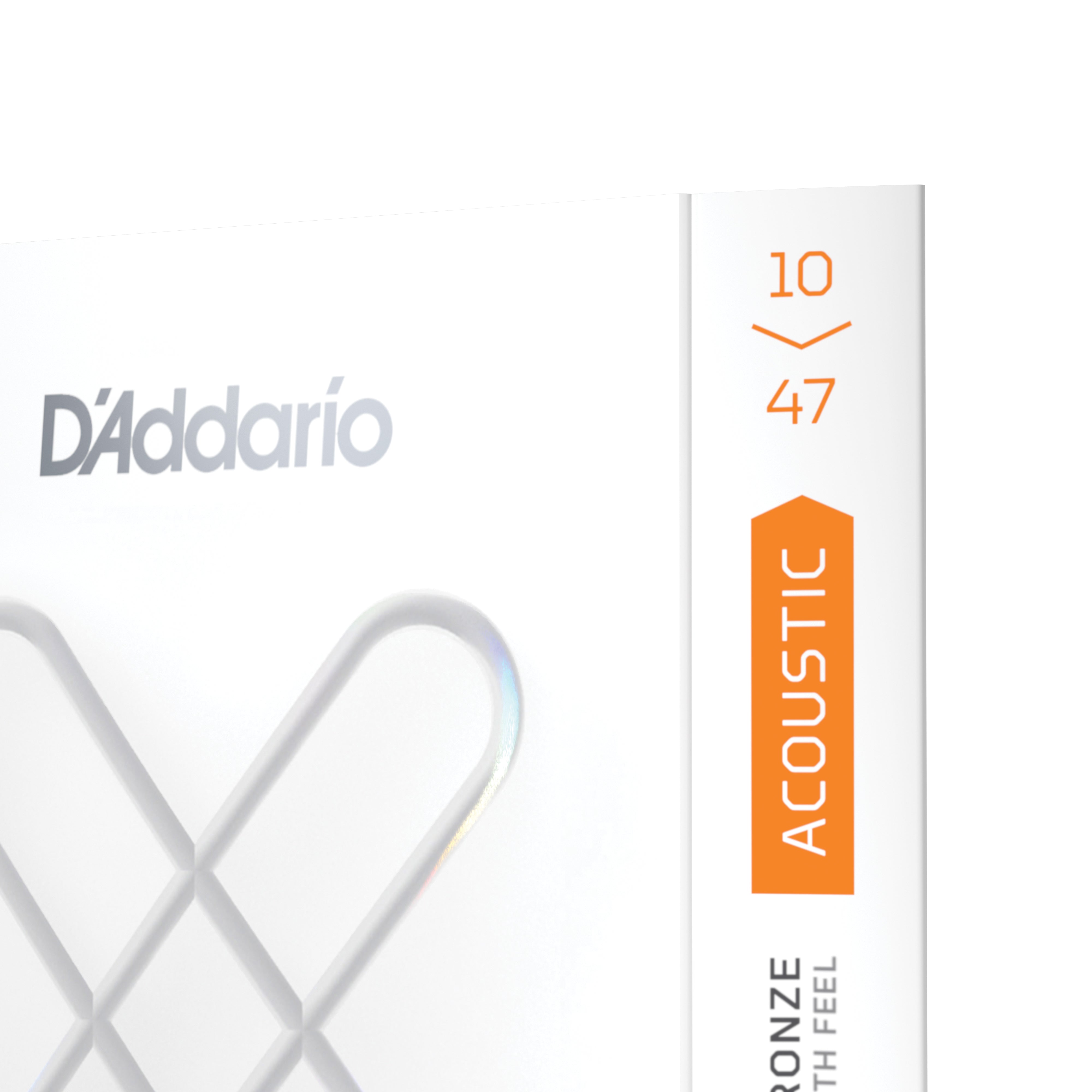 D'Addario 10-47 Extra Light, XS 80/20 Bronze Coated Acoustic Guitar Strings